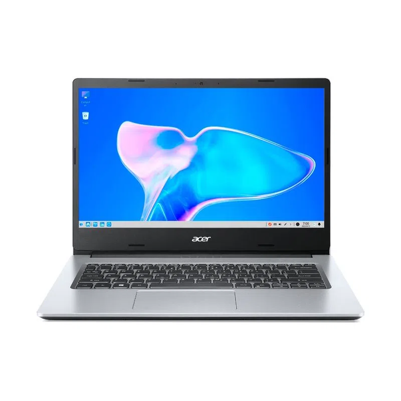 NOTEBOOK ACER A314-35-C393 CELERON 4GB SSD 128GB 14 LINUX GUTTA PRATA